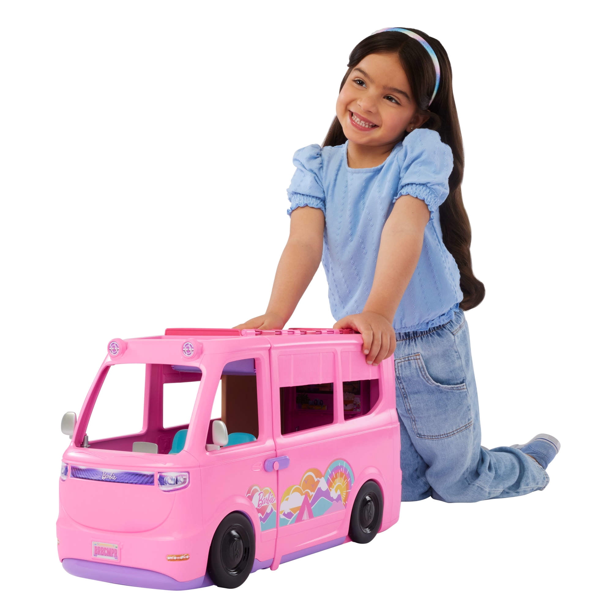 Power Wheels Barbie Campervans Skipper Barbie Truck Camper Toy