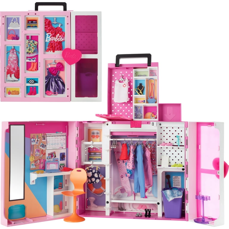 Barbie Dream Closet Playset with 35+ Clothes and Accessories