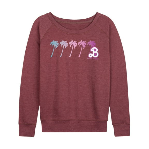 Barbie - Dream Summer Palm Trees - Women's Lightweight French Terry Long Sleeve Shirt