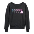 thumbnail image 1 of Barbie - Dream Summer Palm Trees - Women's Lightweight French Terry Long Sleeve Shirt, 1 of 4