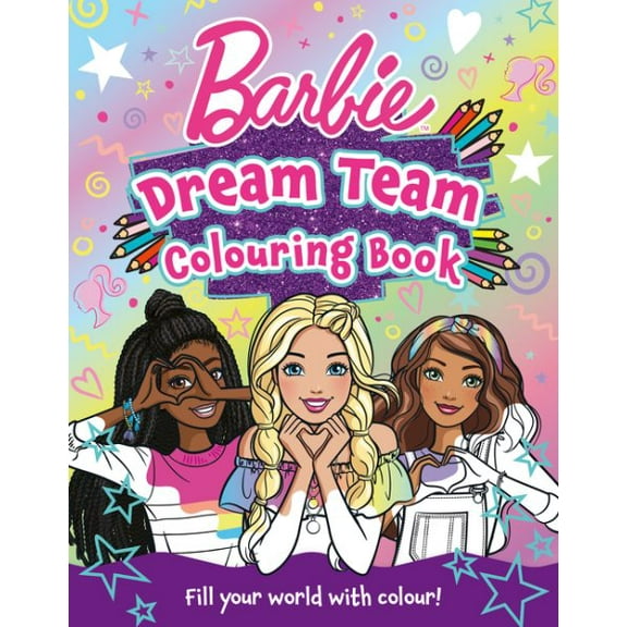 Barbie Barbie Dream Team Colouring Book (Paperback)