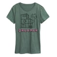 thumbnail image 1 of Barbie - Dreamer - Original Dreamhouse Layout - Women's Short Sleeve Graphic T-Shirt, 1 of 4