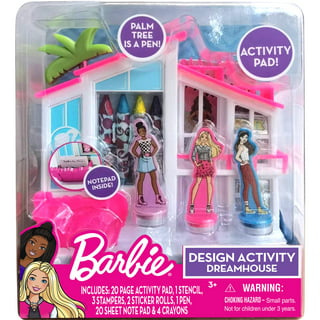 Barbie Interior Designer Doll, Blonde, Pink Dress & Houndstooth Jacket,  Prosthetic Leg, Tablet & Design Sheet, Great For Ages 3 Years Old & Up