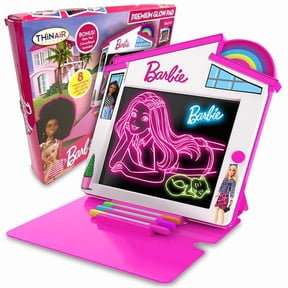 Barbie Dreamhouse LED Drawing Pad for Kids Light-Up Drawing Board with Easel Cover