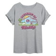 thumbnail image 1 of Barbie - Dreaming Of Malibu - Juniors Oversized Graphic T-Shirt, 1 of 4