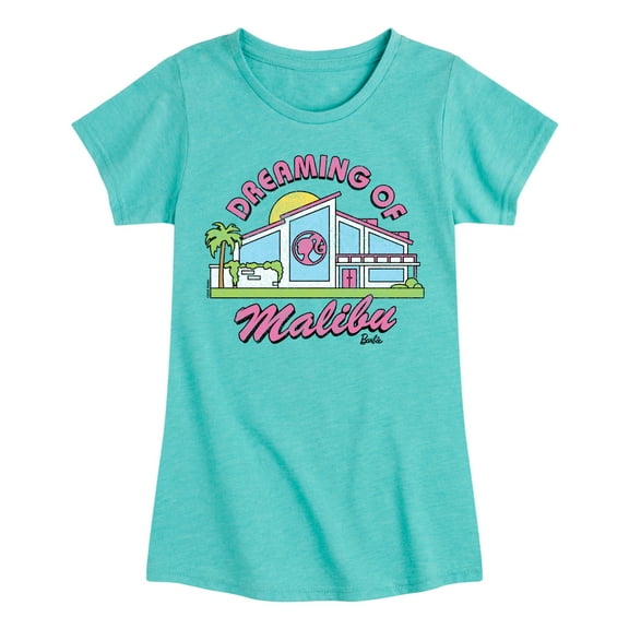 Barbie - Dreaming Of Malibu - Toddler And Youth Girls Fitted Short Sleeve Graphic T-Shirt