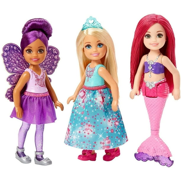 Barbie Dreamtopia Chelsea Dolls (3 Dolls) - Walmart.com