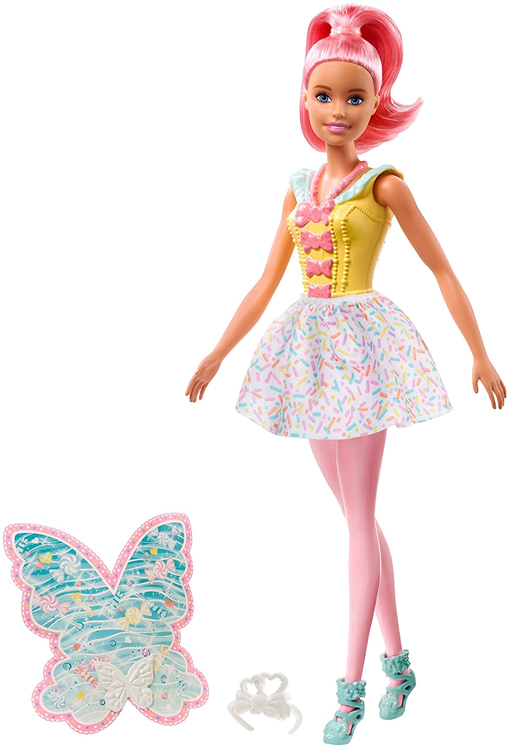 Barbie Dreamtopia Fairy Doll, Pink Hair & Candy-Decorated Wings - image 1 of 8