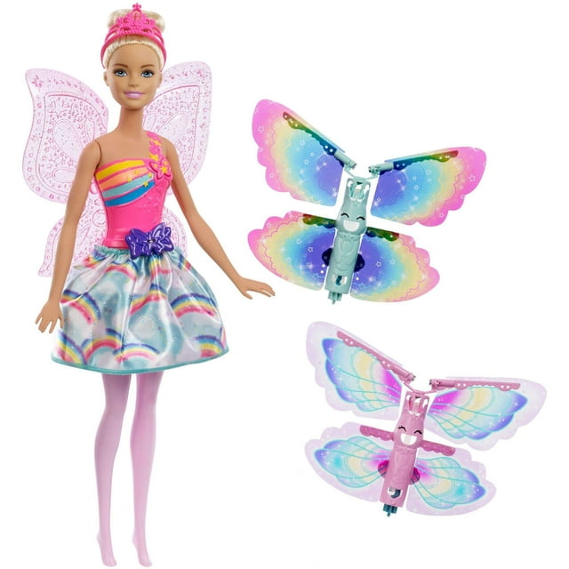 Barbie Dreamtopia Flying Wings Fairy Doll with Blonde Hair