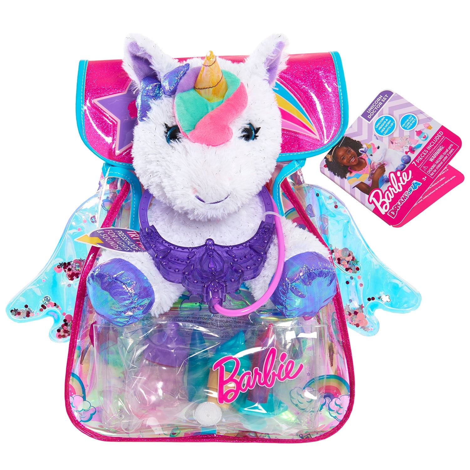 Unicorn best sale barbie walmart