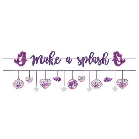 Barbie 'Dreamtopia Mermaid' Deluxe Glitter Banner Kit (1ct)