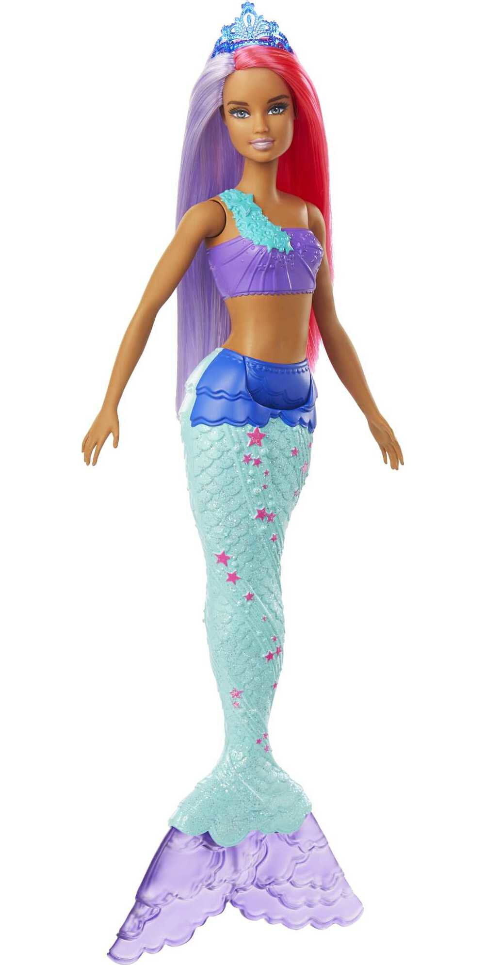 Barbie Dreamtopia Mermaid Doll, 12-inch, Pink and Purple Hair - image 1 of 6