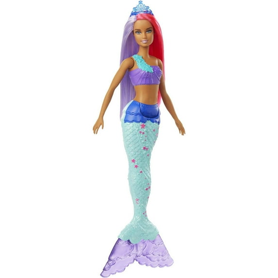 Barbie Dreamtopia Mermaid Doll, 12-inch, Pink and Purple Hair