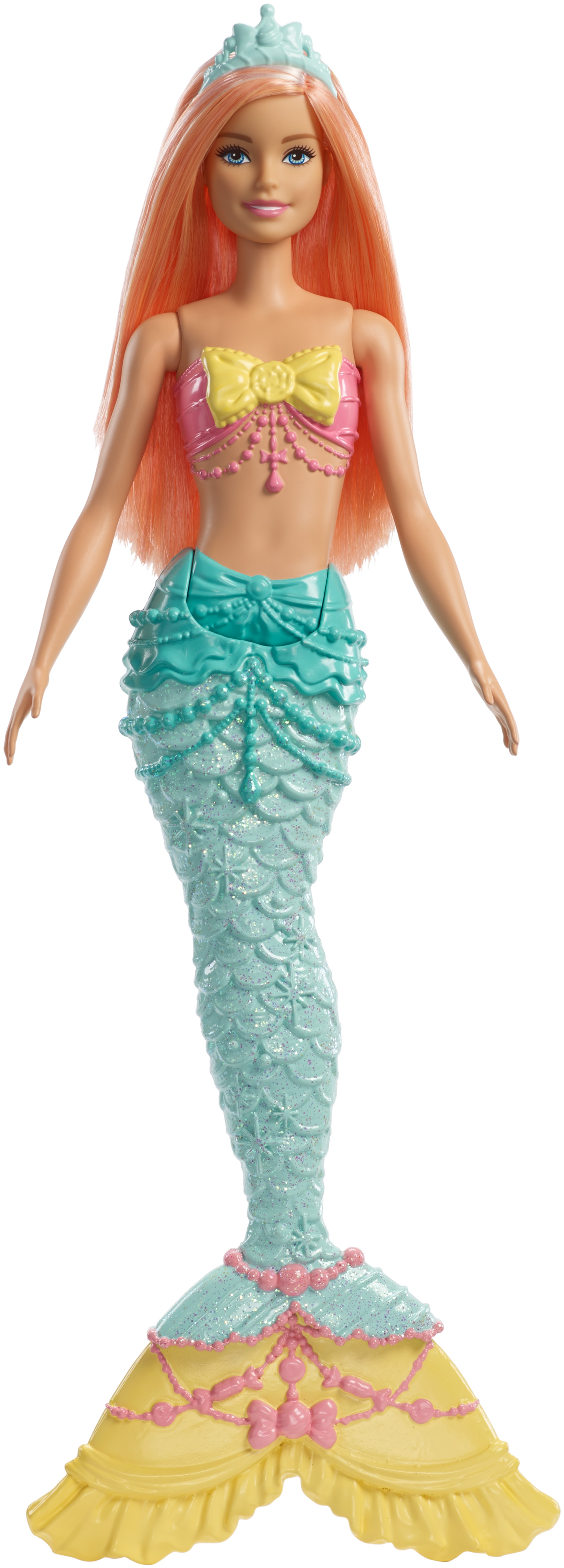 Barbie Dreamtopia Mermaid Doll with Long Coral Hair - image 1 of 8
