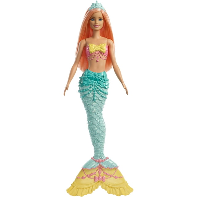 Barbie Dreamtopia Mermaid Doll with Long Coral Hair