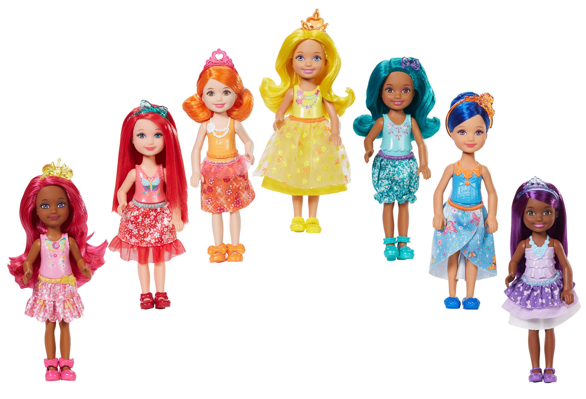 cap Willing Daytime Barbie Dreamtopia Rainbow Cove 7 Doll Gift Set - Walmart.com