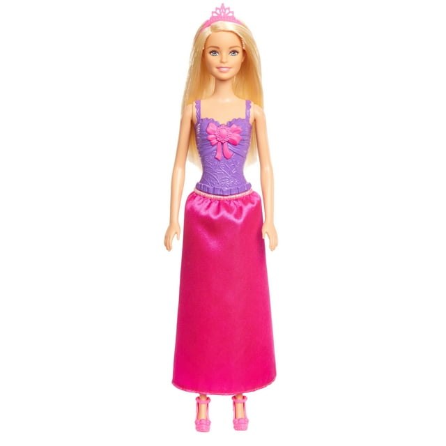 Barbie Dreamtopia Royal Doll with Blonde Hair, Shimmery Pink Skirt & Headband Accessory