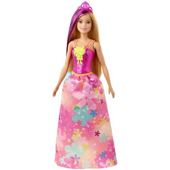 Barbie Dreamtopia Royal Doll with Blonde Hair with Purple Streak & Accessories