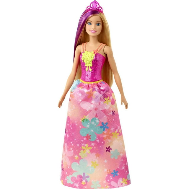 Barbie Dreamtopia Royal Doll with Blonde Hair with Purple Streak & Accessories