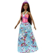 Barbie Dreamtopia Royal Doll with Pink-Streaked Brunette Hair & Accessories