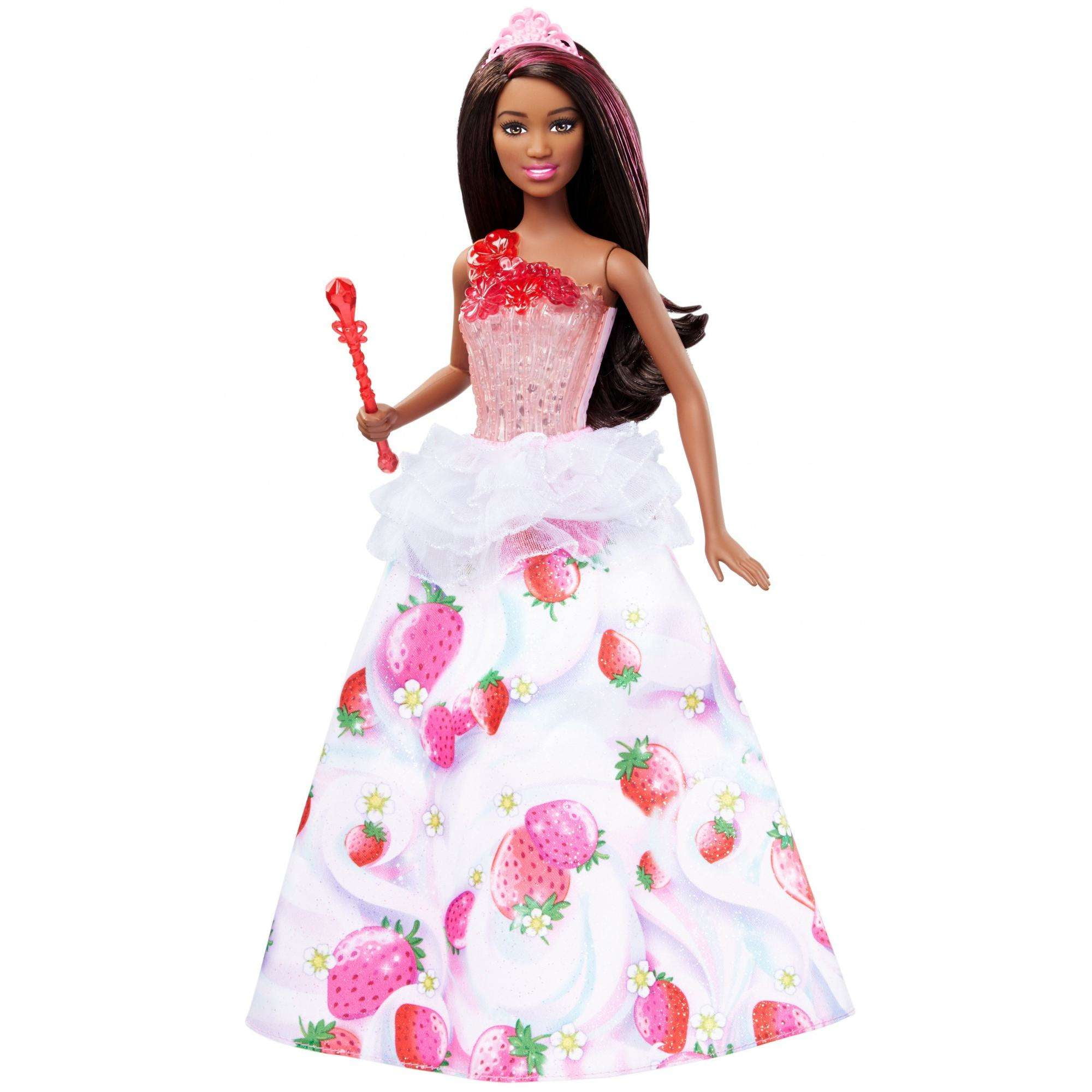 Barbie Dreamtopia Sweetville Brunette Princess Doll with Lights & Sounds