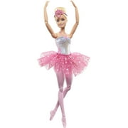 Barbie Dreamtopia Twinkle Lights Ballerina Doll, 11.7 in Blonde with Light-up Feature, Tiara & Tutu