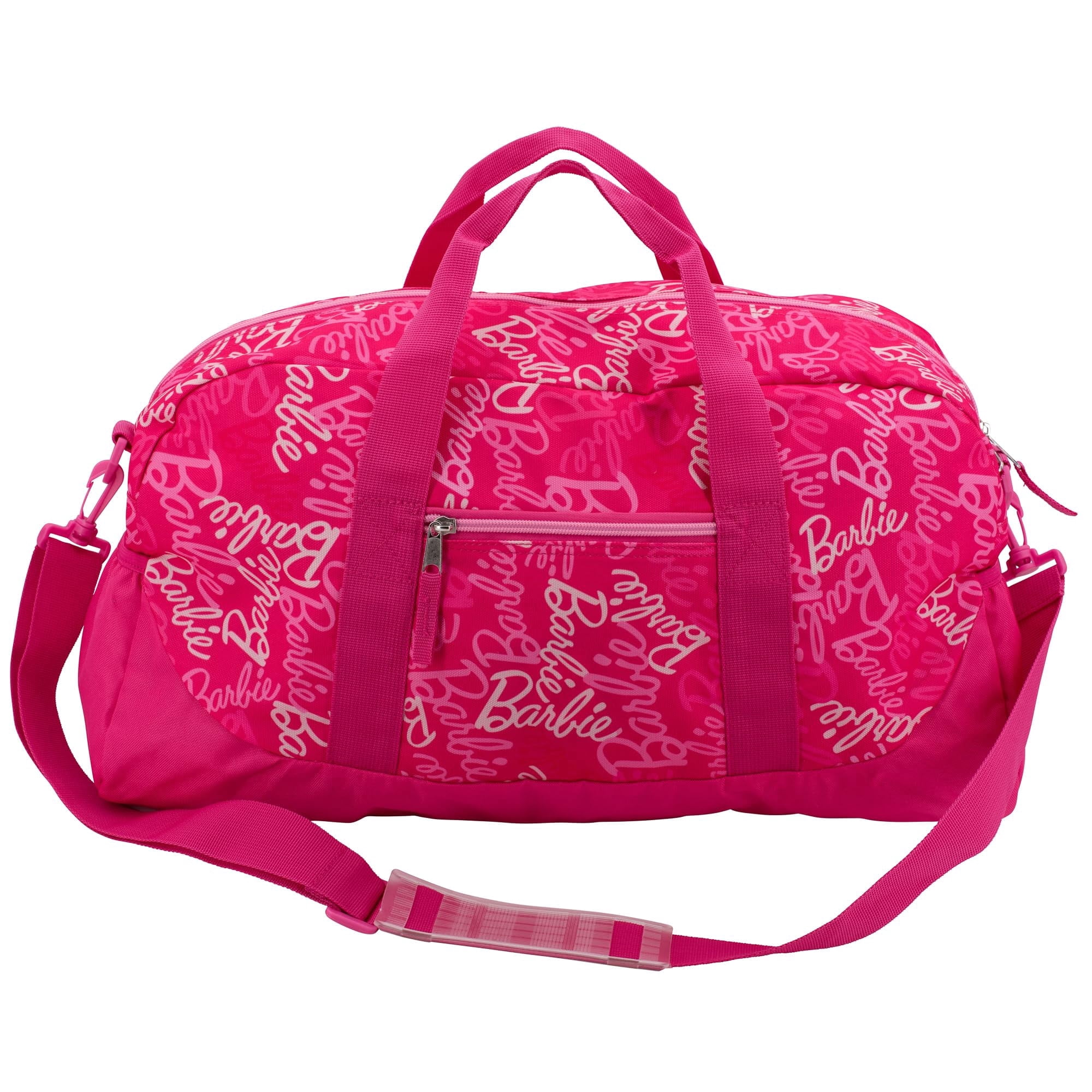Barbie Duffle Bag, 16 inch Travel Sleepover Weekender Bag for Girls, Purple Dance Bag