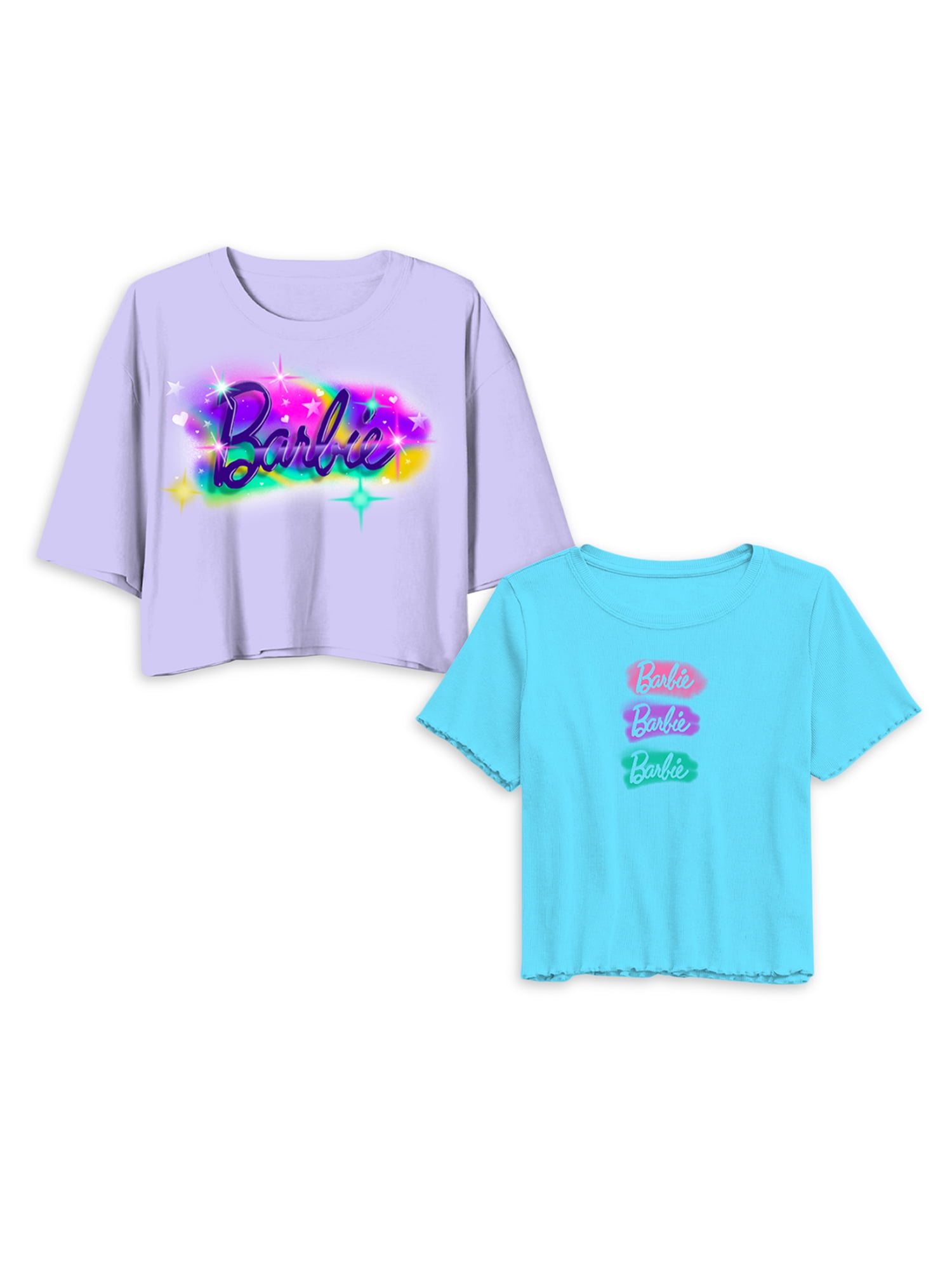 Barbie EXTRA x Dear Giana Big Girls Graphic 2-Pack Casual T-Shirts ...