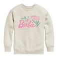 thumbnail image 1 of Barbie - Easter - Brushed Flowers - Toddler And Youth Crewneck Fleece Sweatshirt, 1 of 4