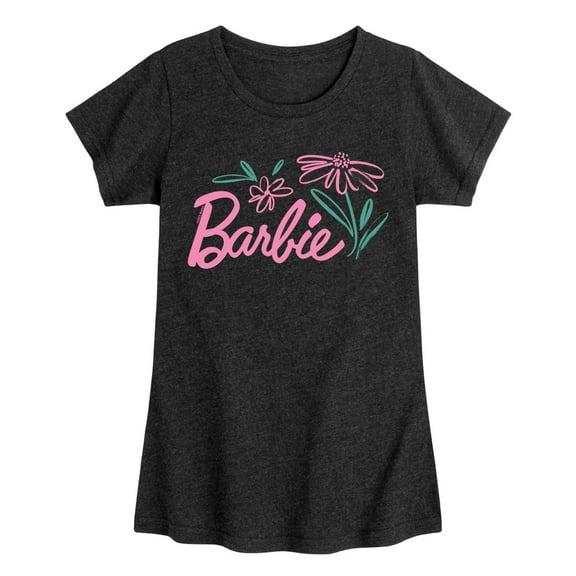 Barbie - Easter - Brushed Flowers - Toddler And Youth Girls Short Sleeve Graphic T-Shirt