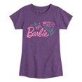 thumbnail image 1 of Barbie - Easter - Brushed Flowers - Toddler And Youth Girls Short Sleeve Graphic T-Shirt, 1 of 4