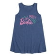 thumbnail image 1 of Barbie - Easter - Brushed Flowers - Toddler and Youth Girls A-line Dress, 1 of 4