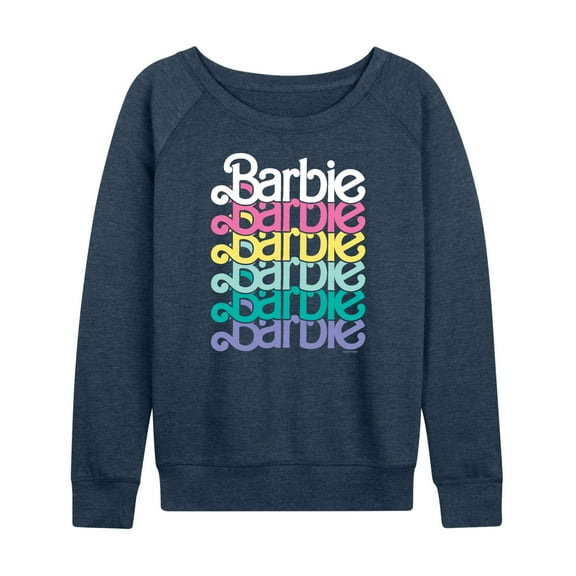 Barbie - Easter - Colorful Logo - Women's Lightweight French Terry Long Sleeve Shirt