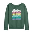 thumbnail image 1 of Barbie - Easter - Colorful Logo - Women's Lightweight French Terry Long Sleeve Shirt, 1 of 5