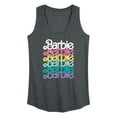 thumbnail image 1 of Barbie - Easter - Colorful Logo - Women's Racerback Tank Top, 1 of 5