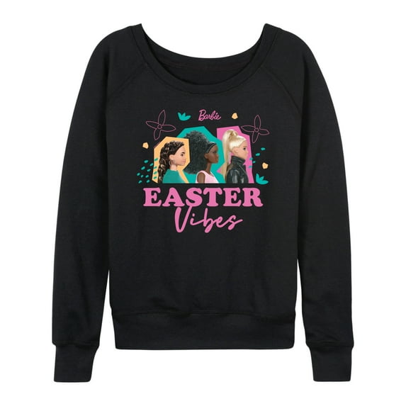 Barbie - Easter - Easter Vibes - Women's Lightweight French Terry Long Sleeve Shirt