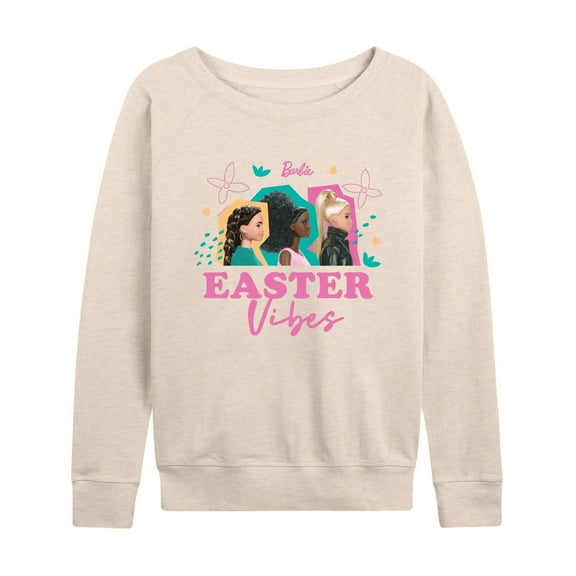 Barbie - Easter - Easter Vibes - Women's Lightweight French Terry Long Sleeve Shirt