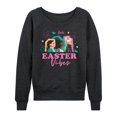 thumbnail image 1 of Barbie - Easter - Easter Vibes - Women's Lightweight French Terry Long Sleeve Shirt, 1 of 4