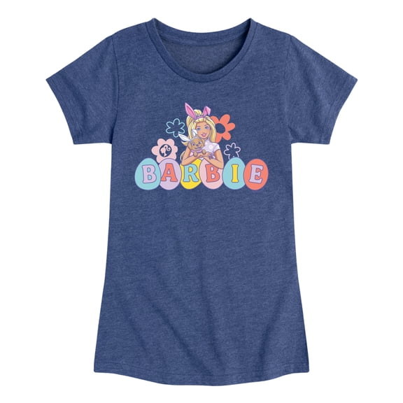 Barbie - Easter Eggs - Youth Girls Fitted Short Sleeve T-Shirt