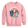 thumbnail image 1 of Barbie - Easter - Happy Easter from Barbie - Toddler And Youth Crewneck Fleece Sweatshirt, 1 of 3