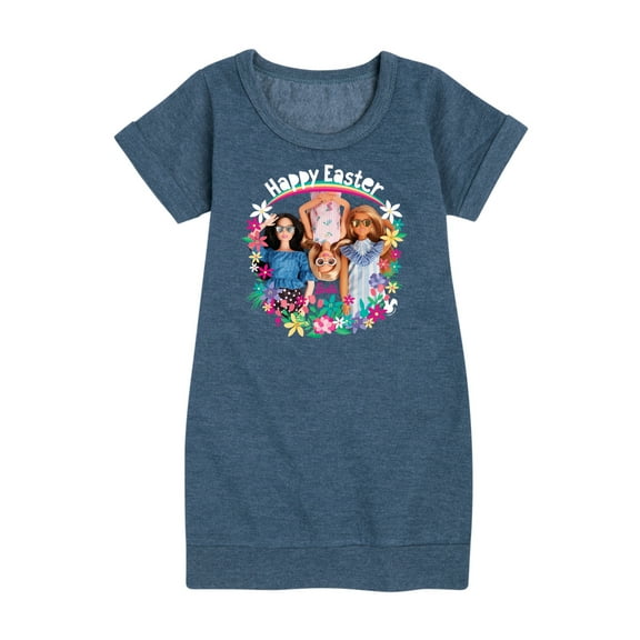 Barbie - Easter - Happy Easter from Barbie - Toddler And Youth Girls Fleece Dress