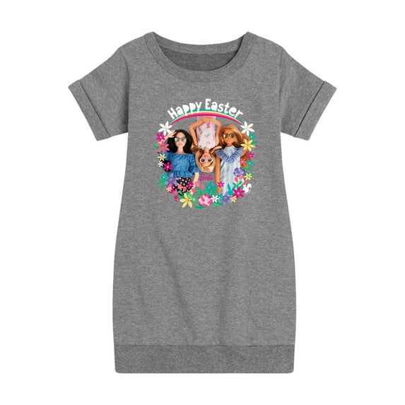 Barbie - Easter - Happy Easter from Barbie - Toddler And Youth Girls Fleece Dress
