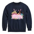 thumbnail image 1 of Barbie - Easter - Hoppy Easter - Toddler And Youth Crewneck Fleece Sweatshirt, 1 of 4