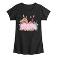 thumbnail image 1 of Barbie - Easter - Hoppy Easter - Toddler And Youth Girls Short Sleeve Graphic T-Shirt, 1 of 4