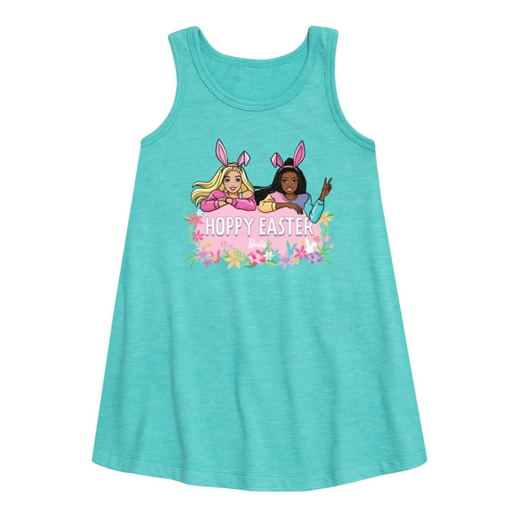 Barbie - Easter - Hoppy Easter - Toddler and Youth Girls A-line Dress