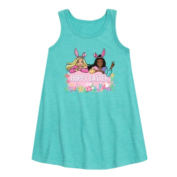 Barbie - Easter - Hoppy Easter - Toddler and Youth Girls A-line Dress