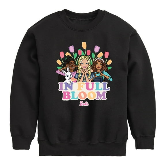 Barbie - Easter - In Full Bloom - Toddler And Youth Crewneck Fleece Sweatshirt