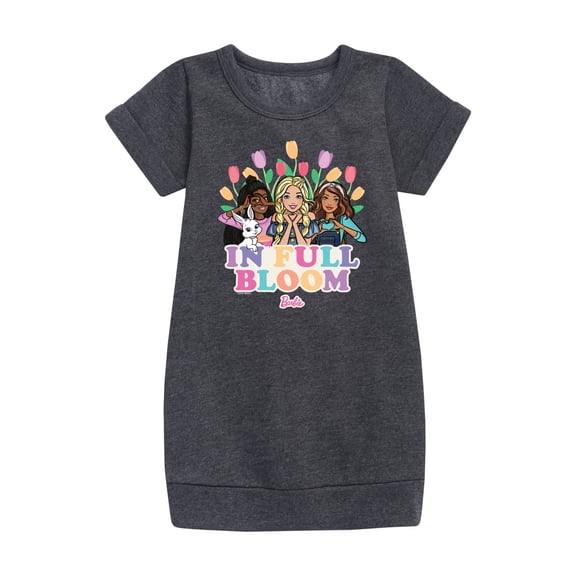 Barbie - Easter - In Full Bloom - Toddler And Youth Girls Fleece Dress