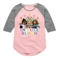thumbnail image 1 of Barbie - Easter - In Full Bloom - Toddler And Youth Girls Raglan Graphic T-Shirt, 1 of 4