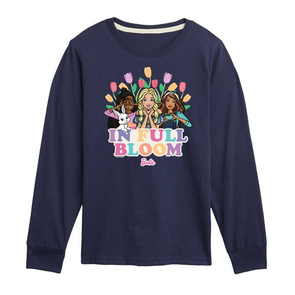 Barbie - Easter - In Full Bloom - Toddler And Youth Long Sleeve Graphic T-Shirt